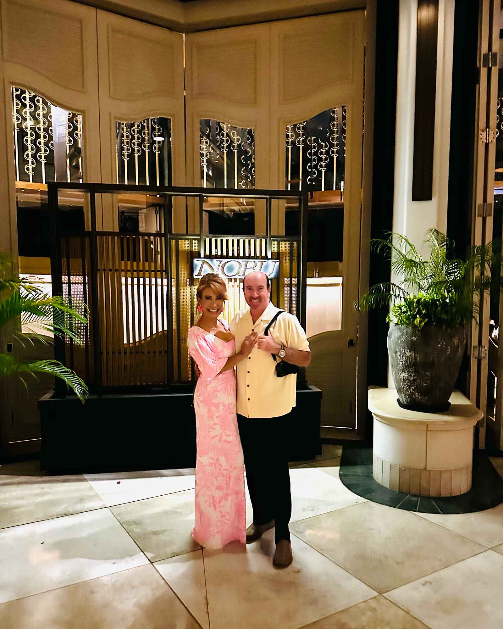 Nobu at Grand Wailea with Laurence and Jude of Wailea Photo