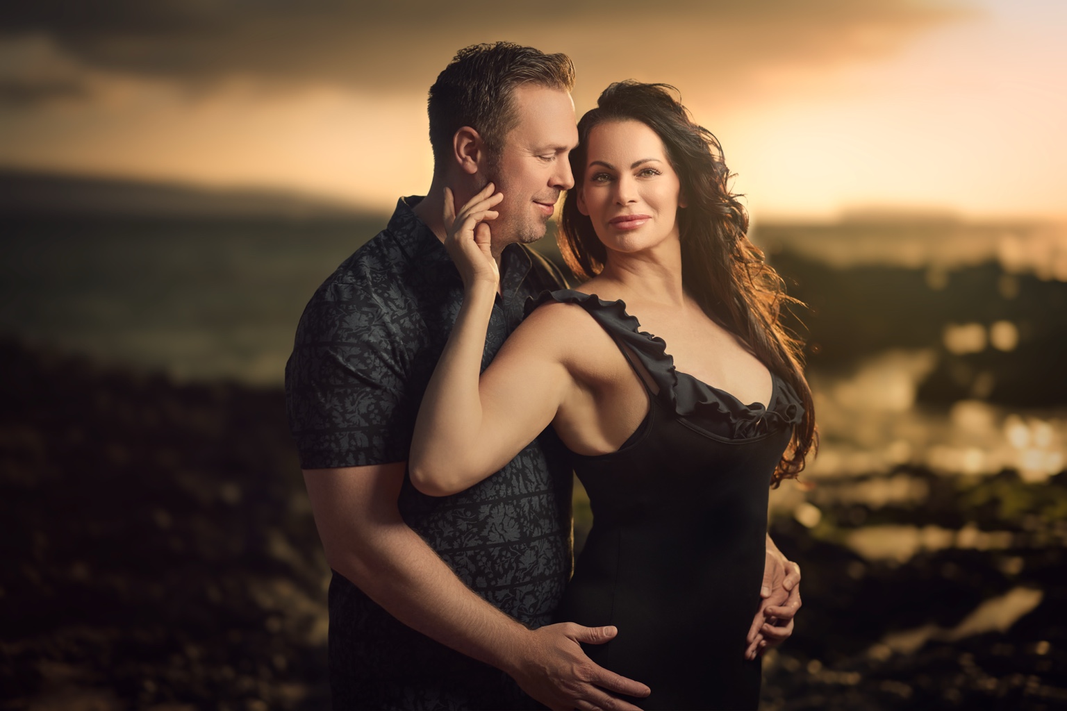 A couples photography session in Maui