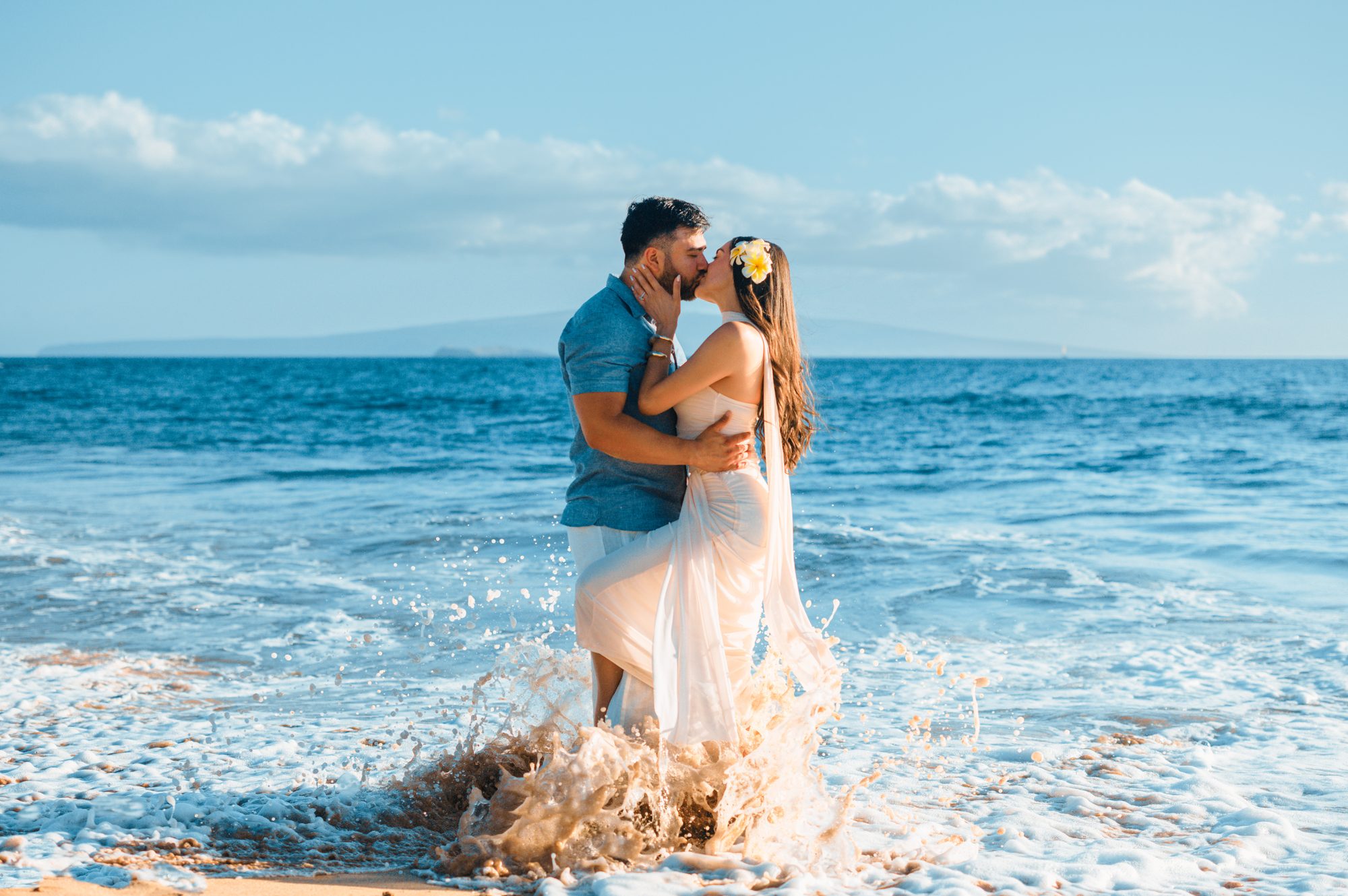 An engagement photography session in Maui