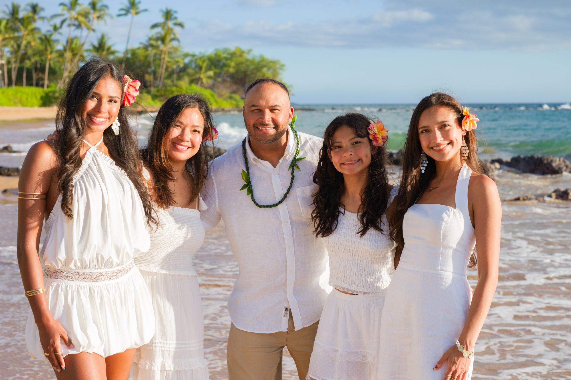 A family photography session in Maui